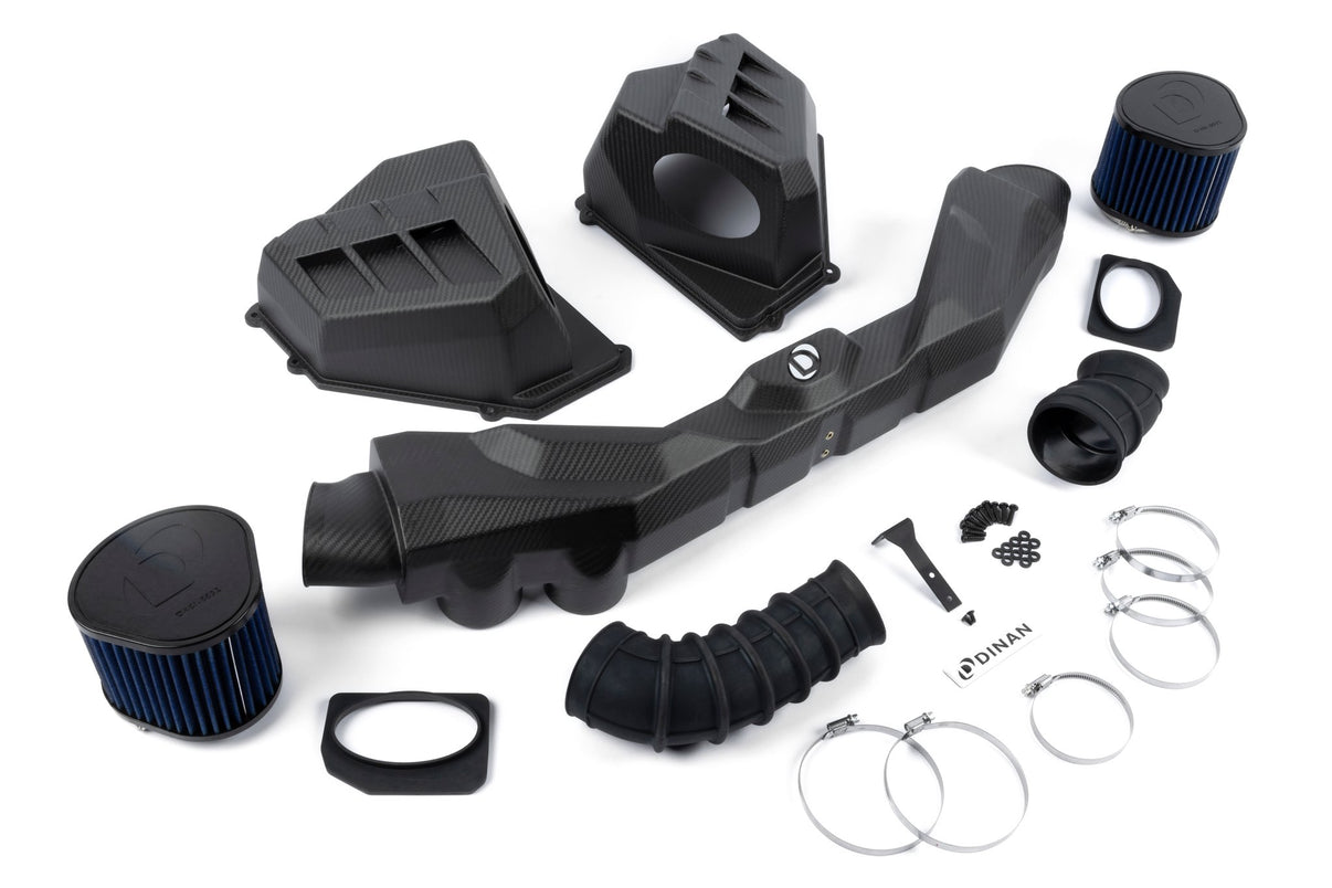 Dinan Matte Carbon Fiber Cold Air Intake - 2021-2026 BMW M2/M3/M4 - Photo - out of package User 4