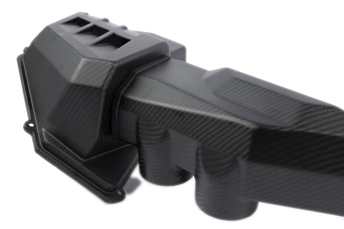 Dinan Matte Carbon Fiber Cold Air Intake - 2021-2026 BMW M2/M3/M4 - Photo - out of package Left
