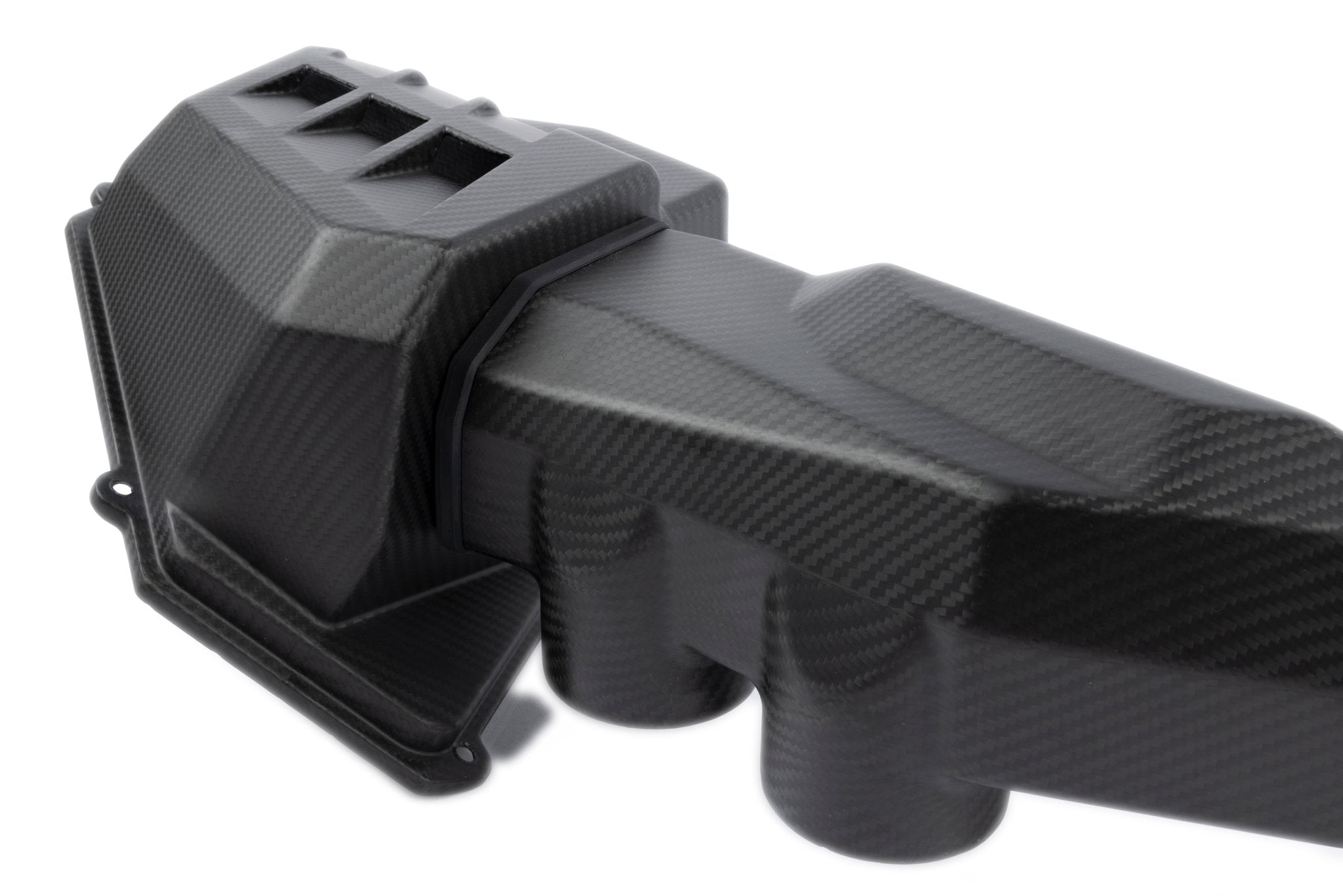 Dinan Matte Carbon Fiber Cold Air Intake - 2021-2026 BMW M2/M3/M4 - Photo - out of package Left
