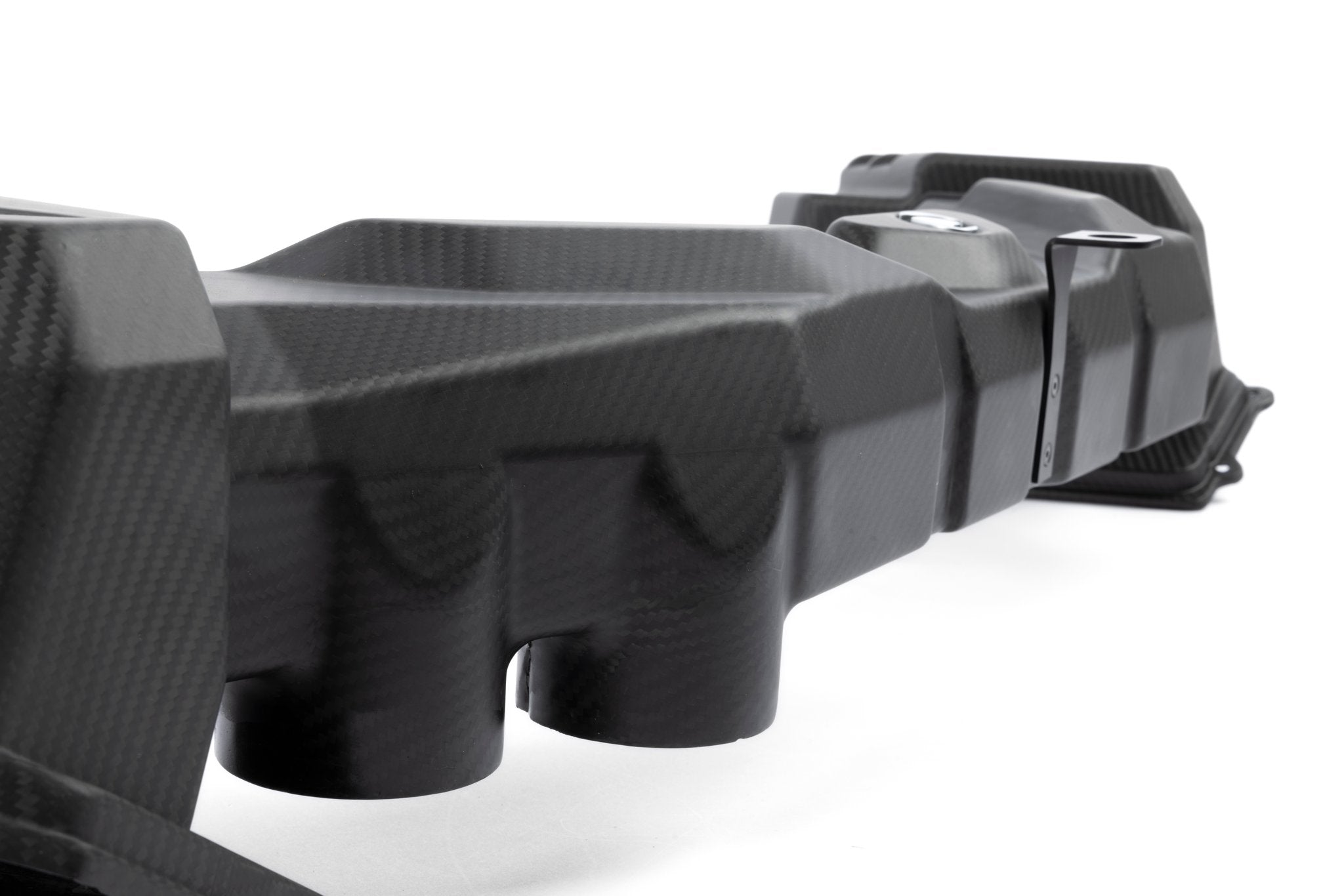 Dinan Matte Carbon Fiber Cold Air Intake - 2021-2026 BMW M2/M3/M4 - Photo - out of package Back