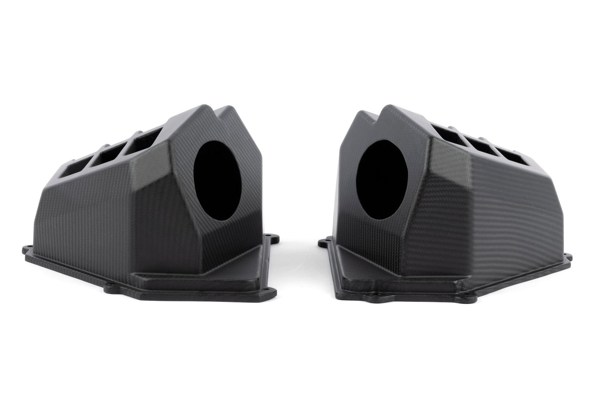 Dinan Matte Carbon Fiber Cold Air Intake - 2021-2026 BMW M2/M3/M4 - Photo - out of package Angle
