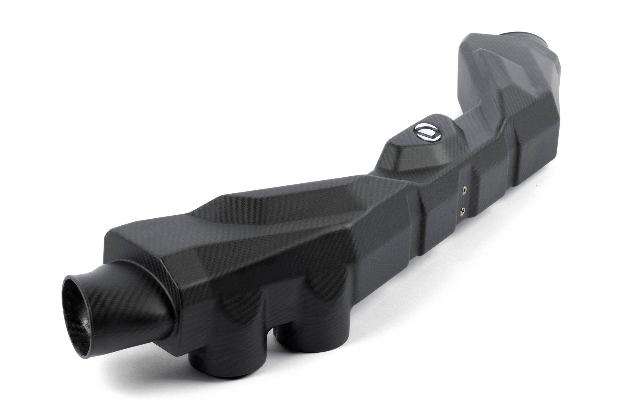 Dinan Matte Carbon Fiber Cold Air Intake - 2021-2026 BMW M2/M3/M4 - Photo - out of package Side