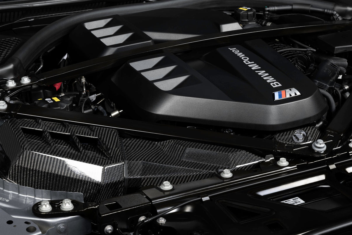 Dinan Gloss Carbon Fiber Cold Air Intake - 2021-2026 BMW M2/M3/M4 - Photo - out of package Left