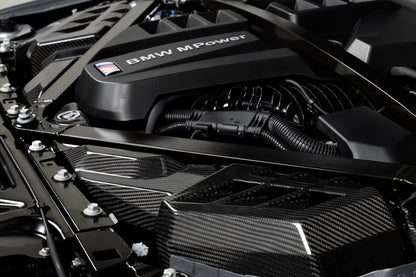 Dinan Gloss Carbon Fiber Cold Air Intake - 2021-2026 BMW M2/M3/M4 - Photo - out of package Bottom