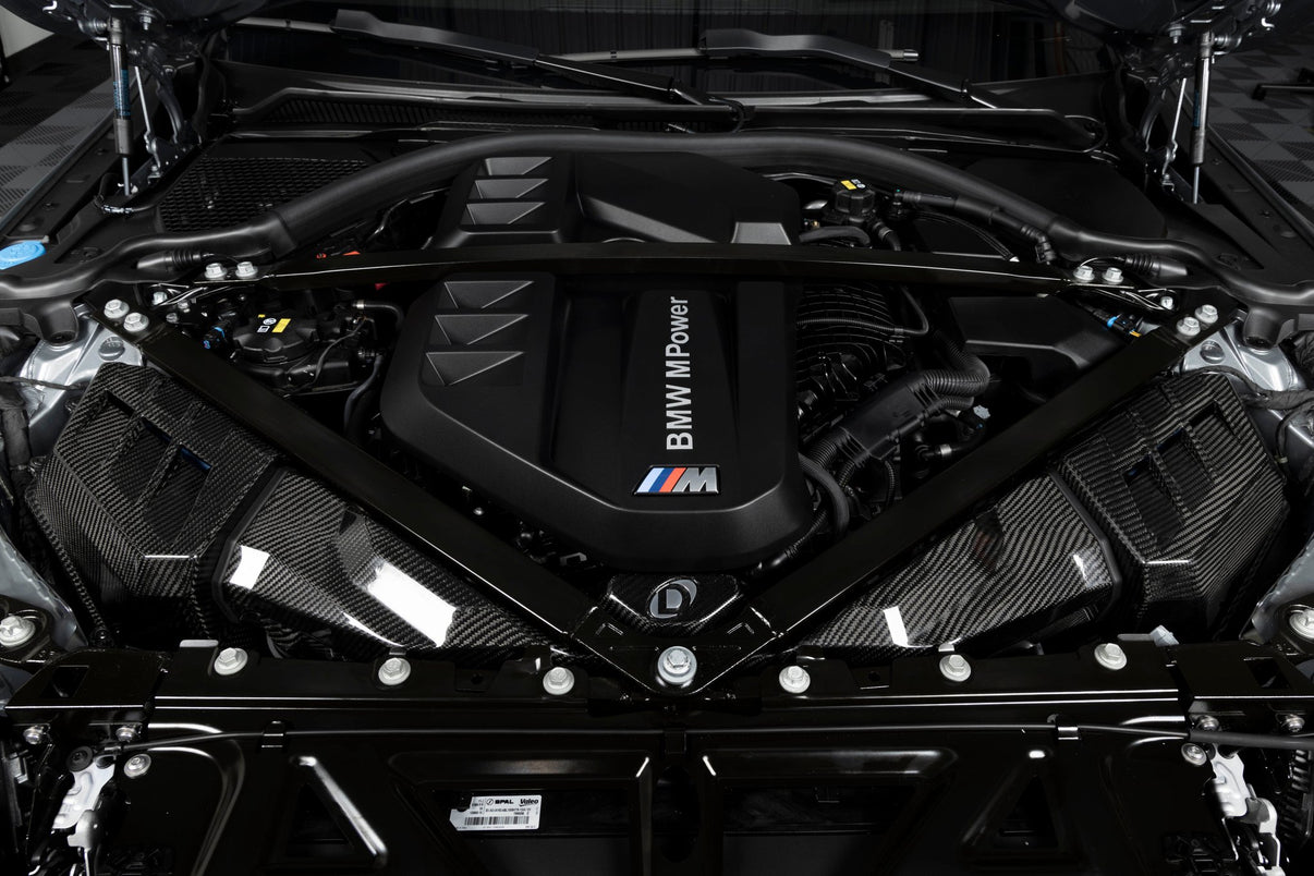Dinan Gloss Carbon Fiber Cold Air Intake - 2021-2026 BMW M2/M3/M4 - Photo - out of package Bottom