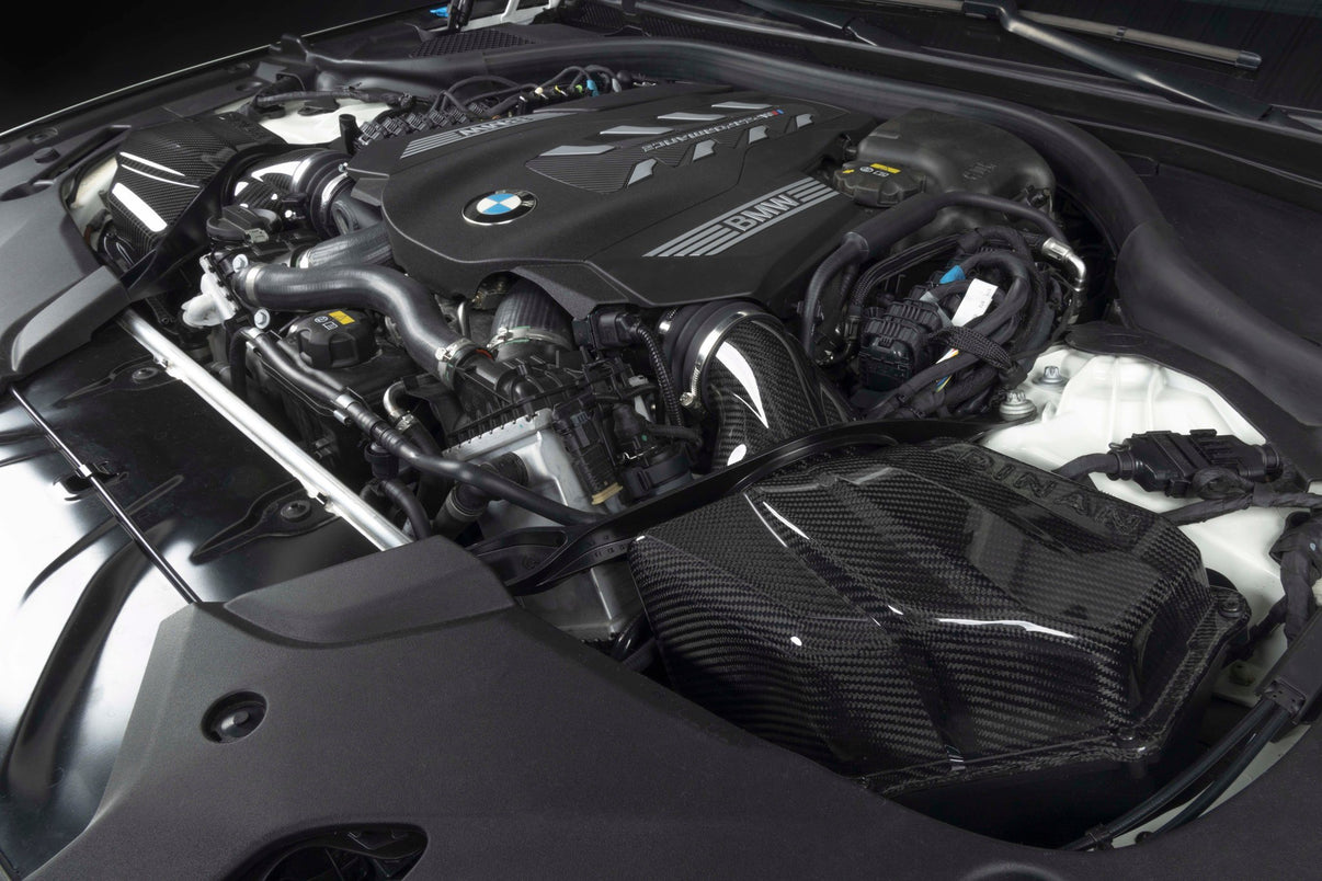 Dinan Cold Air Intake - 2020-2023 BMW M550i & 2019-2026 BMW M850i - Photo - out of package Left