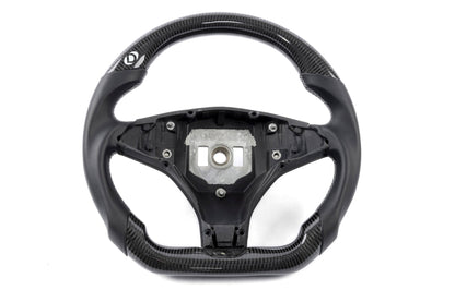 Dinan Steering Wheel - Carbon Fiber with Leather Grips (Non-Heated) - Photo - Primary Bottom