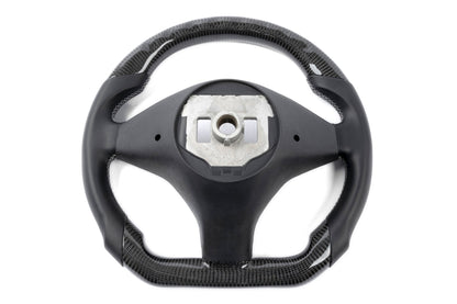 Dinan Steering Wheel - Carbon Fiber with Leather Grips (Non-Heated) - Photo - out of package Right
