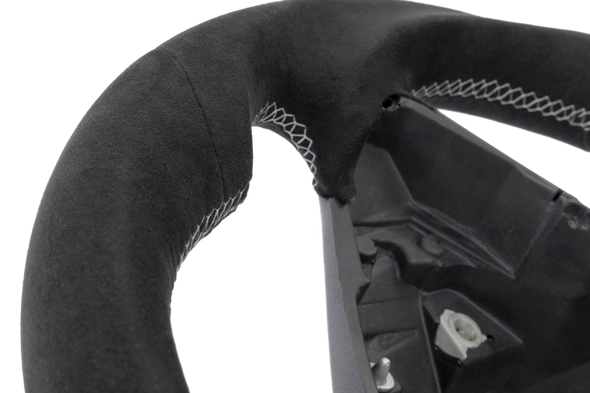 Dinan Steering Wheel - Alcantara Wrapped (Non-Heated) - Photo - out of package Bottom