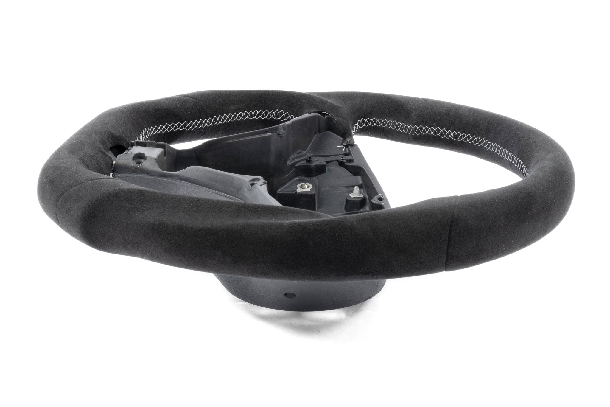 Dinan Steering Wheel - Alcantara Wrapped (Non-Heated) - Photo - out of package Angle
