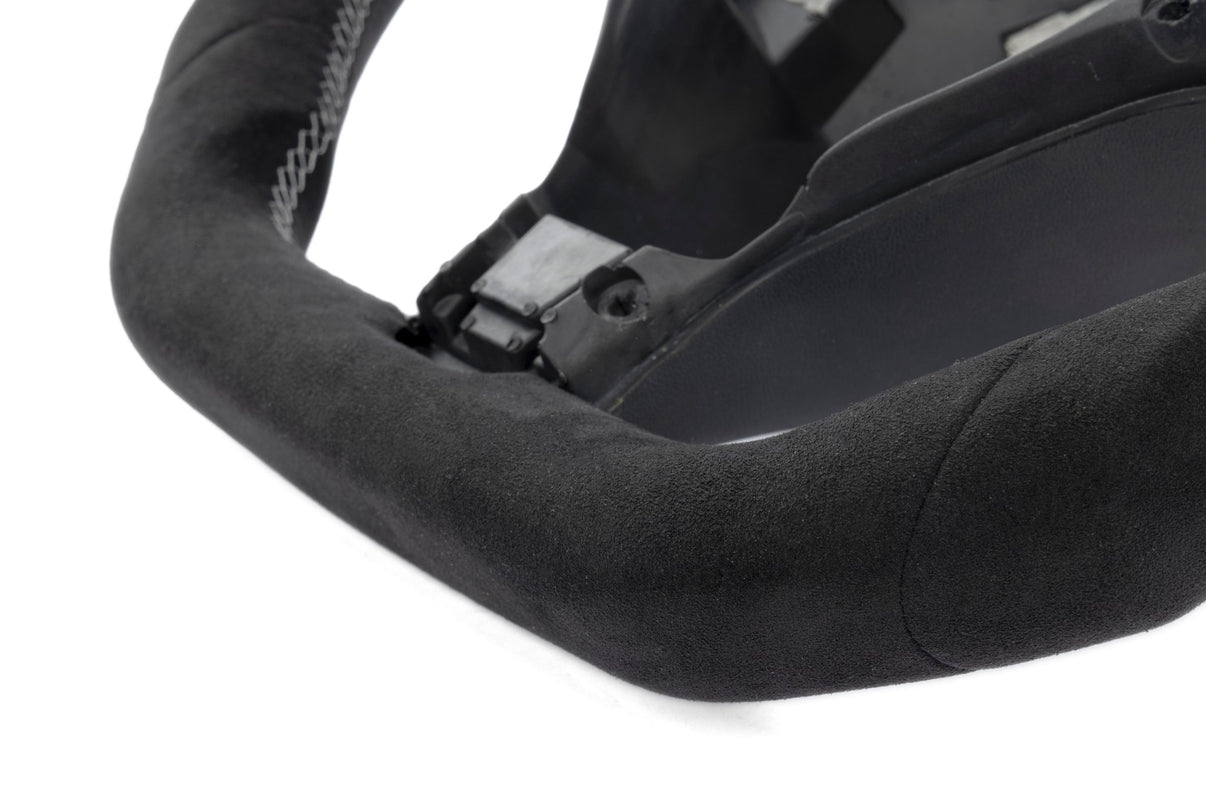 Dinan Steering Wheel - Alcantara Wrapped (Non-Heated) - Photo - out of package Side