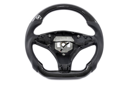 Dinan Steering Wheel - Carbon Fiber with Leather Grips (Heated) - Photo - Primary Bottom