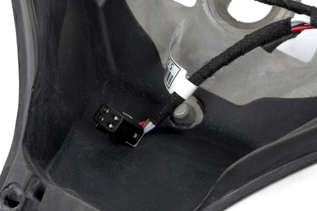 Dinan Steering Wheel - Carbon Fiber with Leather Grips (Heated) - Photo - out of package Front
