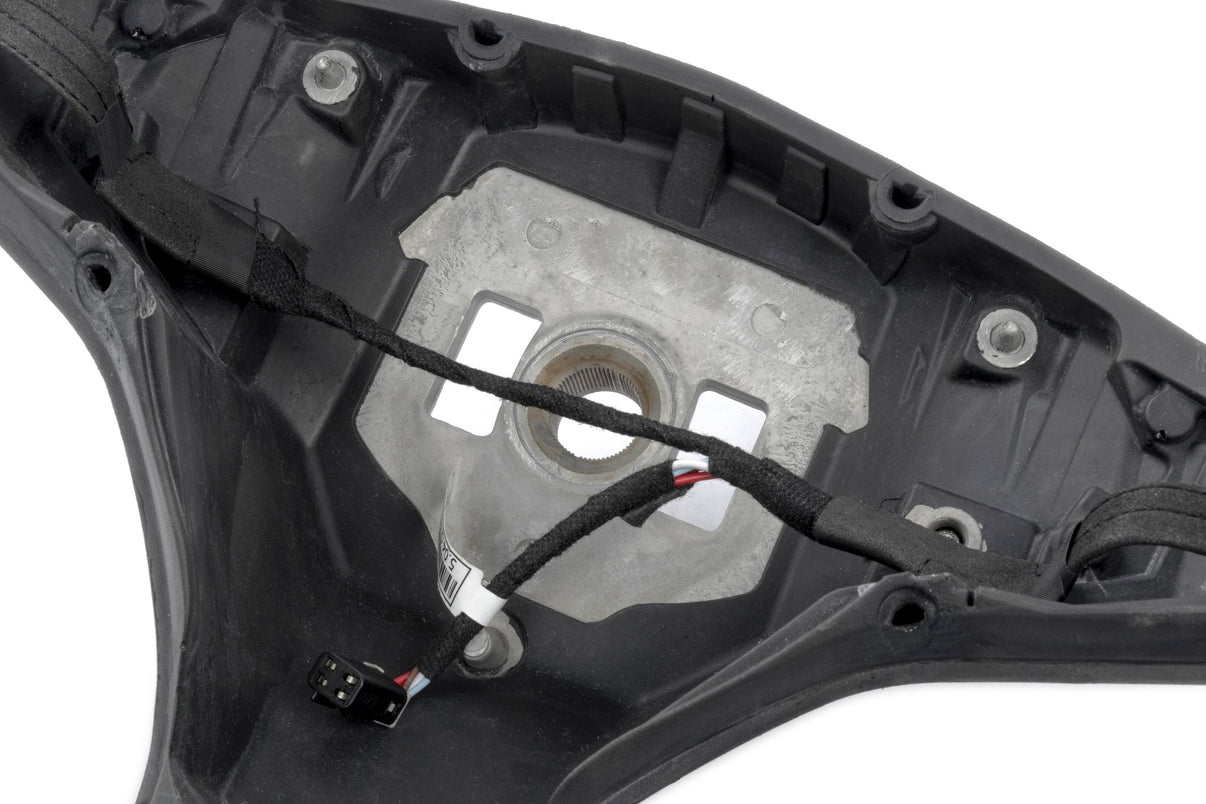 Dinan Steering Wheel - Carbon Fiber with Leather Grips (Heated) - Photo - out of package Right