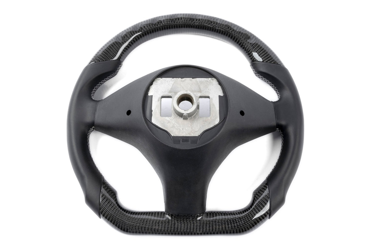 Dinan Steering Wheel - Carbon Fiber with Leather Grips (Heated) - Photo - out of package Back