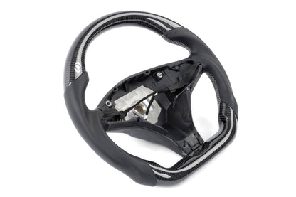 Dinan Steering Wheel - Carbon Fiber with Leather Grips (Heated) - Photo - out of package Top