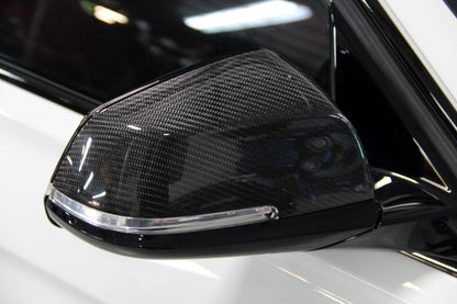 Dinan Mirror Cap Set - 2012-2021 BMW 2/3/4-Series & X1 - Photo - out of package Back