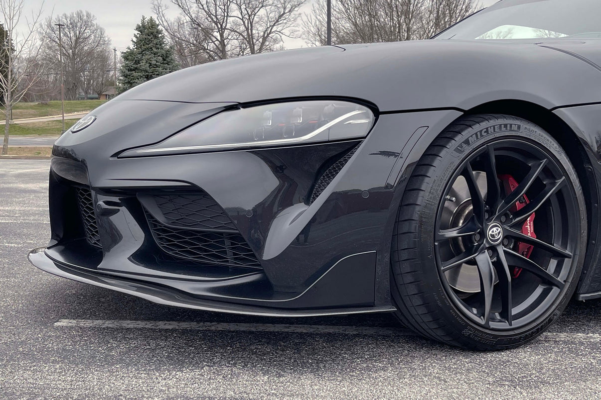 Dinan Front Lip - 2020-2026 Toyota GR Supra - Photo - out of package Angle