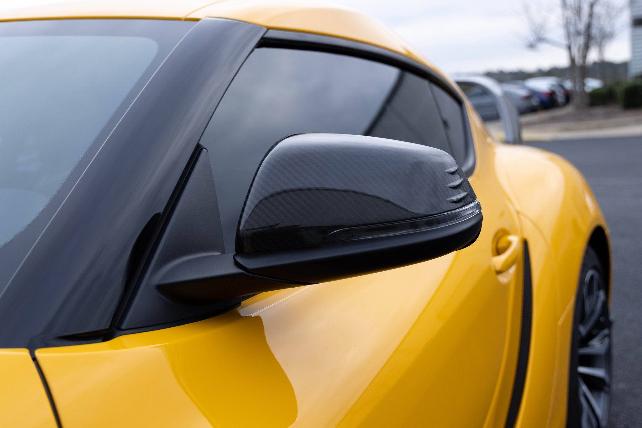 Dinan Mirror Cover Set - 2020-2026 Toyota GR Supra - Photo - out of package Left