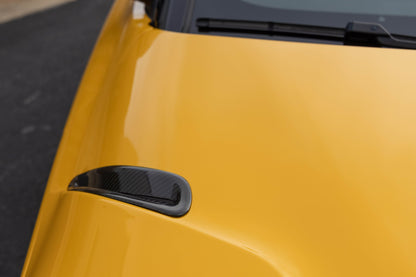 Dinan Side Hood Vent Covers - 2020-2026 Toyota GR Supra - Photo - out of package Front