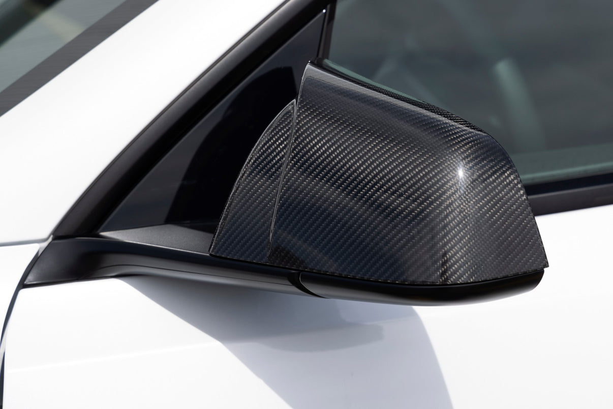 Dinan Mirror Cover Set - 2020-2023 Tesla Model Y - Photo - out of package User 1