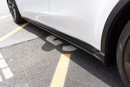 Dinan Side Skirts - 2020-2023 Tesla Model Y - Photo - out of package Angle