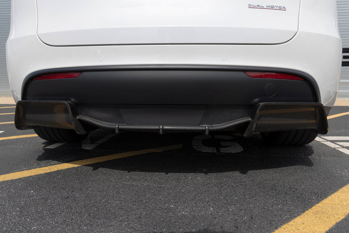 Dinan Rear Diffuser - 2020-2023 Tesla Model Y - Photo - out of package Bottom