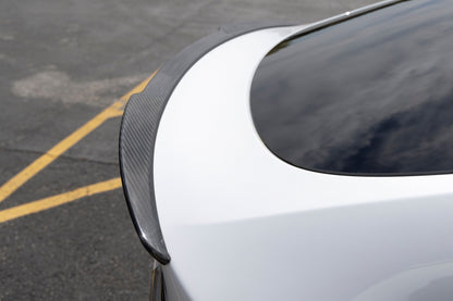 Dinan Rear Deck Spoiler - 2020-2023 Tesla Model Y - Photo - out of package Angle