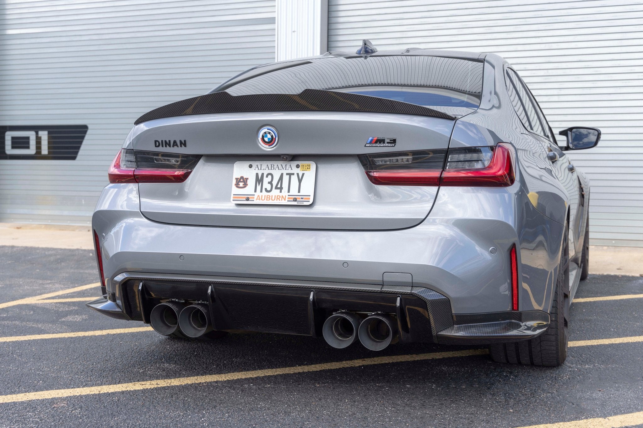 Dinan Rear Diffuser Surround - 2021-2026 BMW M3/M4 - Photo - out of package Front