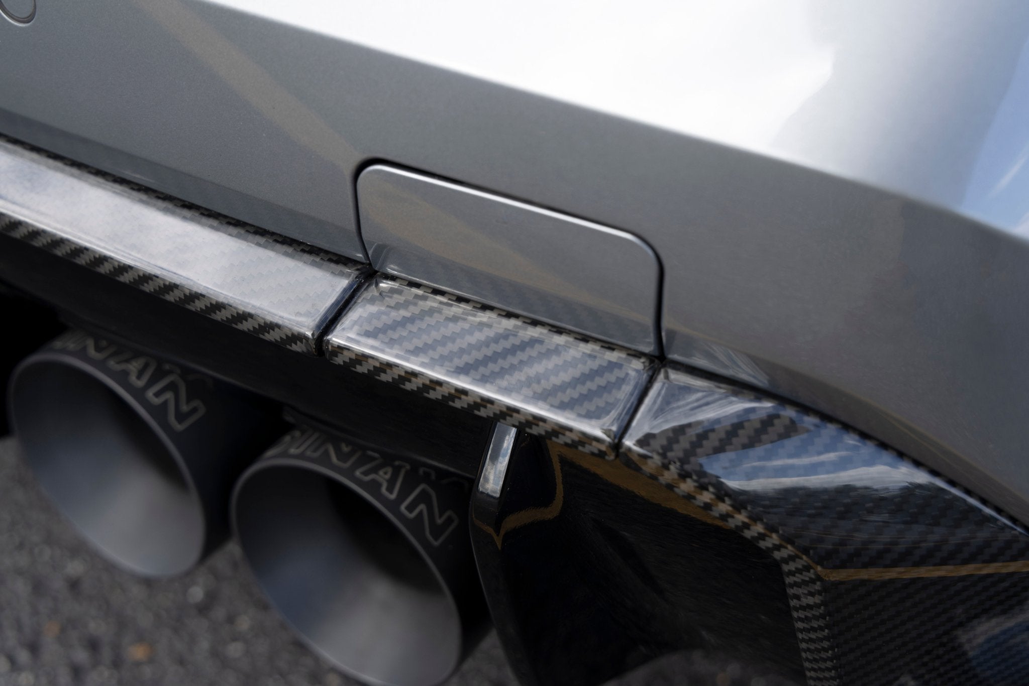 Dinan Rear Diffuser Surround - 2021-2026 BMW M3/M4 - Photo - out of package Top