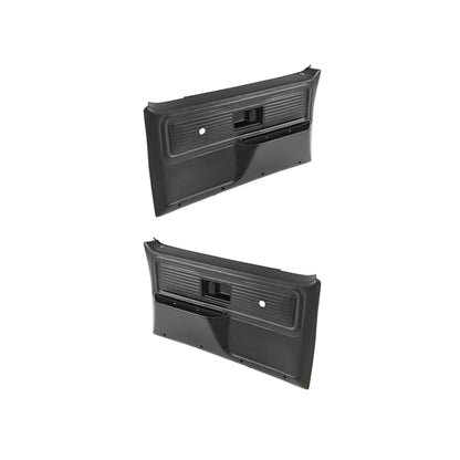 Panneaux de porte de rechange Brothers Trucks - Avant - Non électriques - Noir - Paire