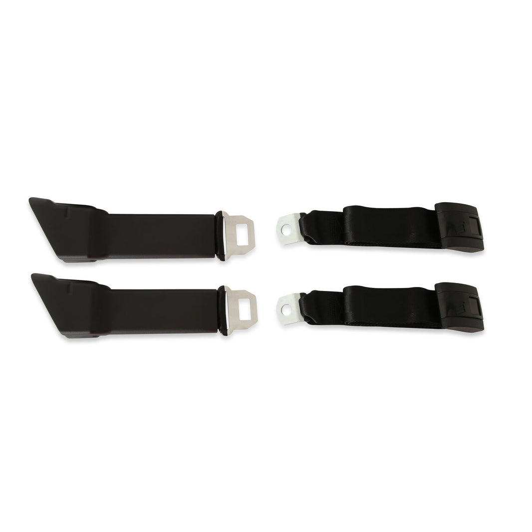 Kit de ceintures de sécurité Brothers Trucks - Ceinture abdominale - 2 points - Noire - Paire