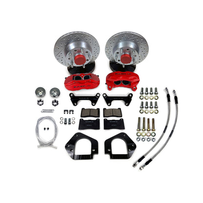 11" SS4 INTG HUB BRAKE KIT FRT GB - Baer Brakes 11" SS4 Int Hub, Front Brake Kit, Grabber Blue, SDZ