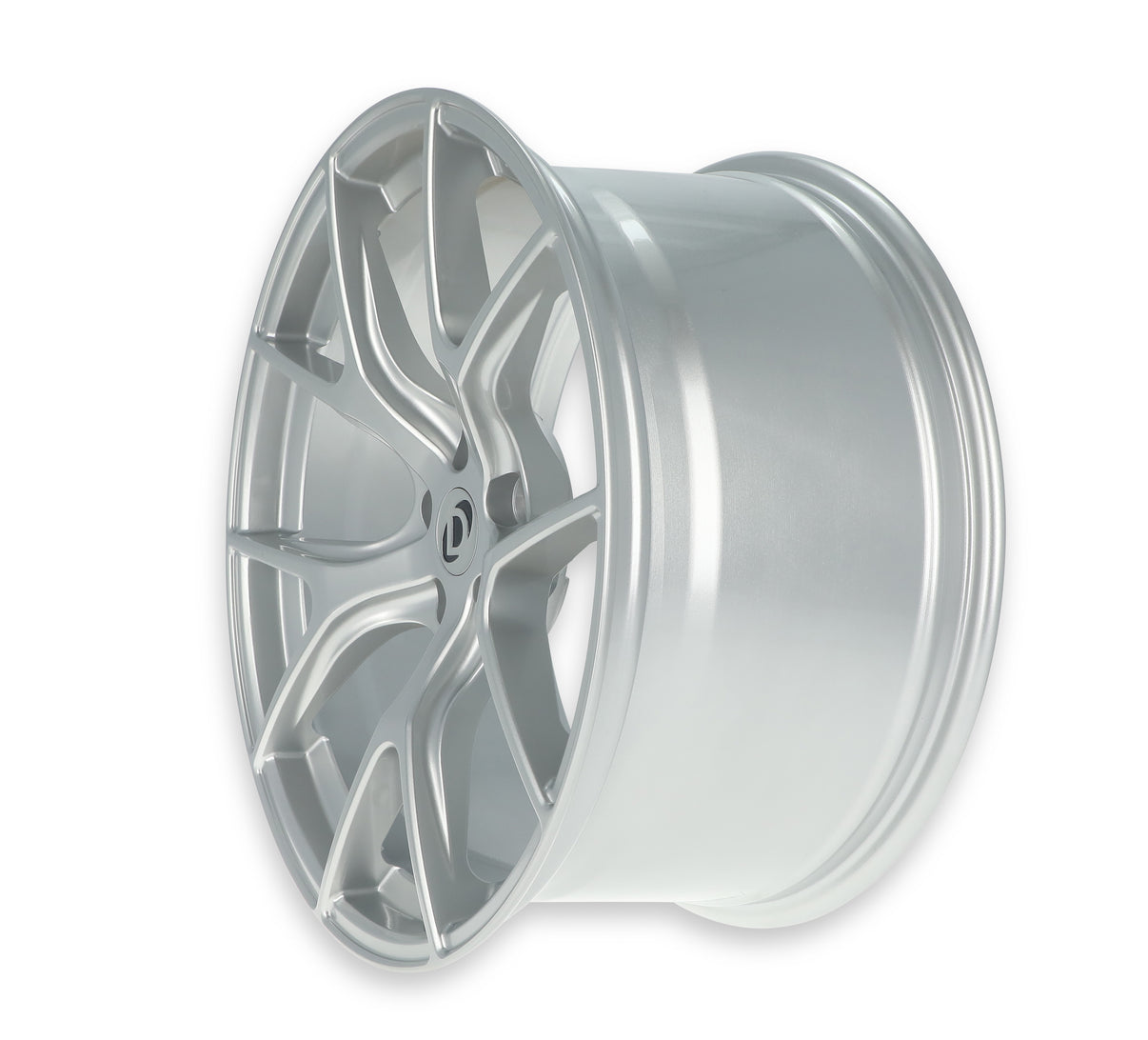 Dinan Hyper Kinetic™ HB003 Wheel 19x8.5 in. +20mm Offset - Silver - Photo - out of package Side