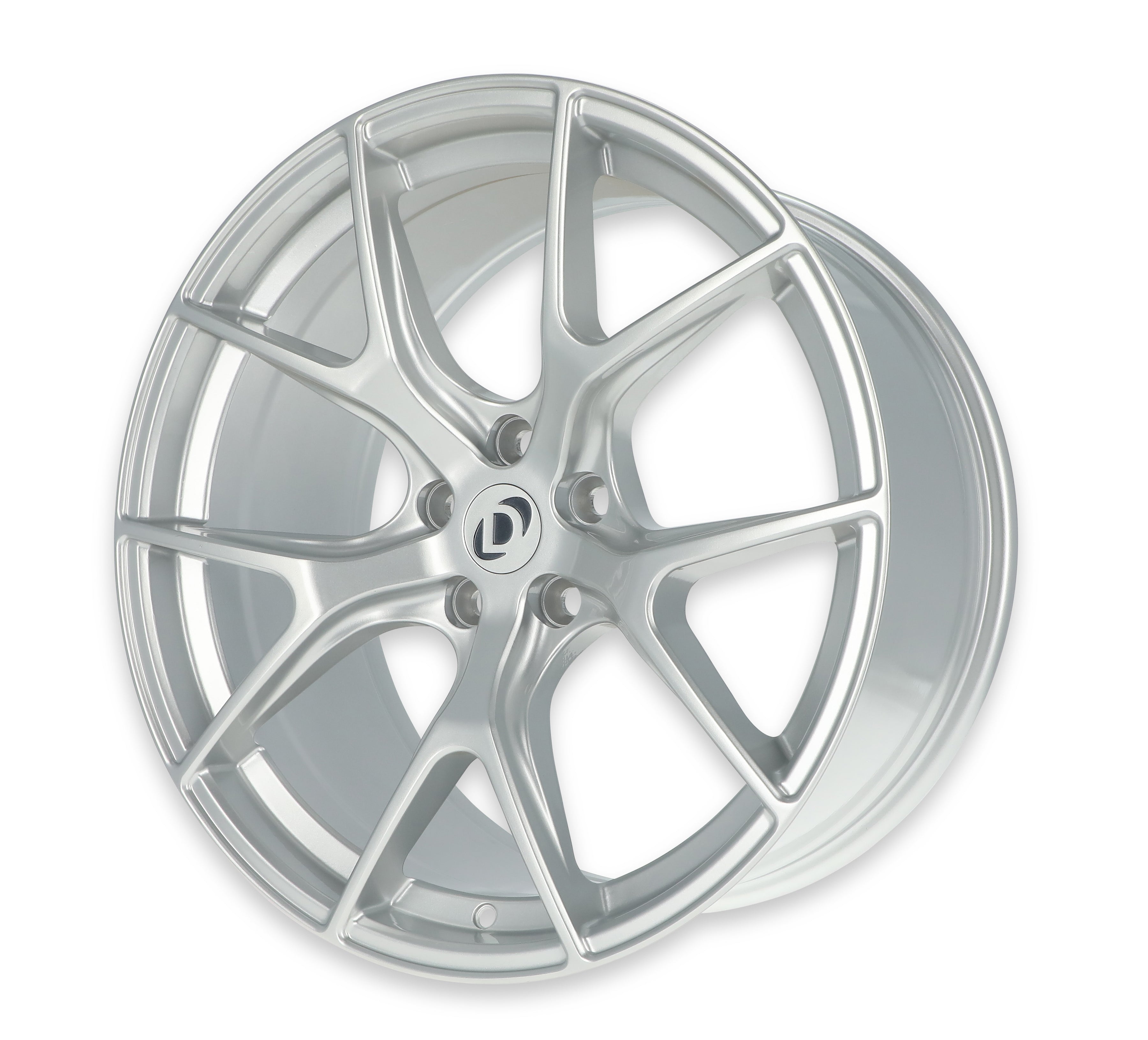 Dinan Hyper Kinetic™ HB003 Wheel 21"x8.5" +30mm Offset - Silver - Photo - out of package Back