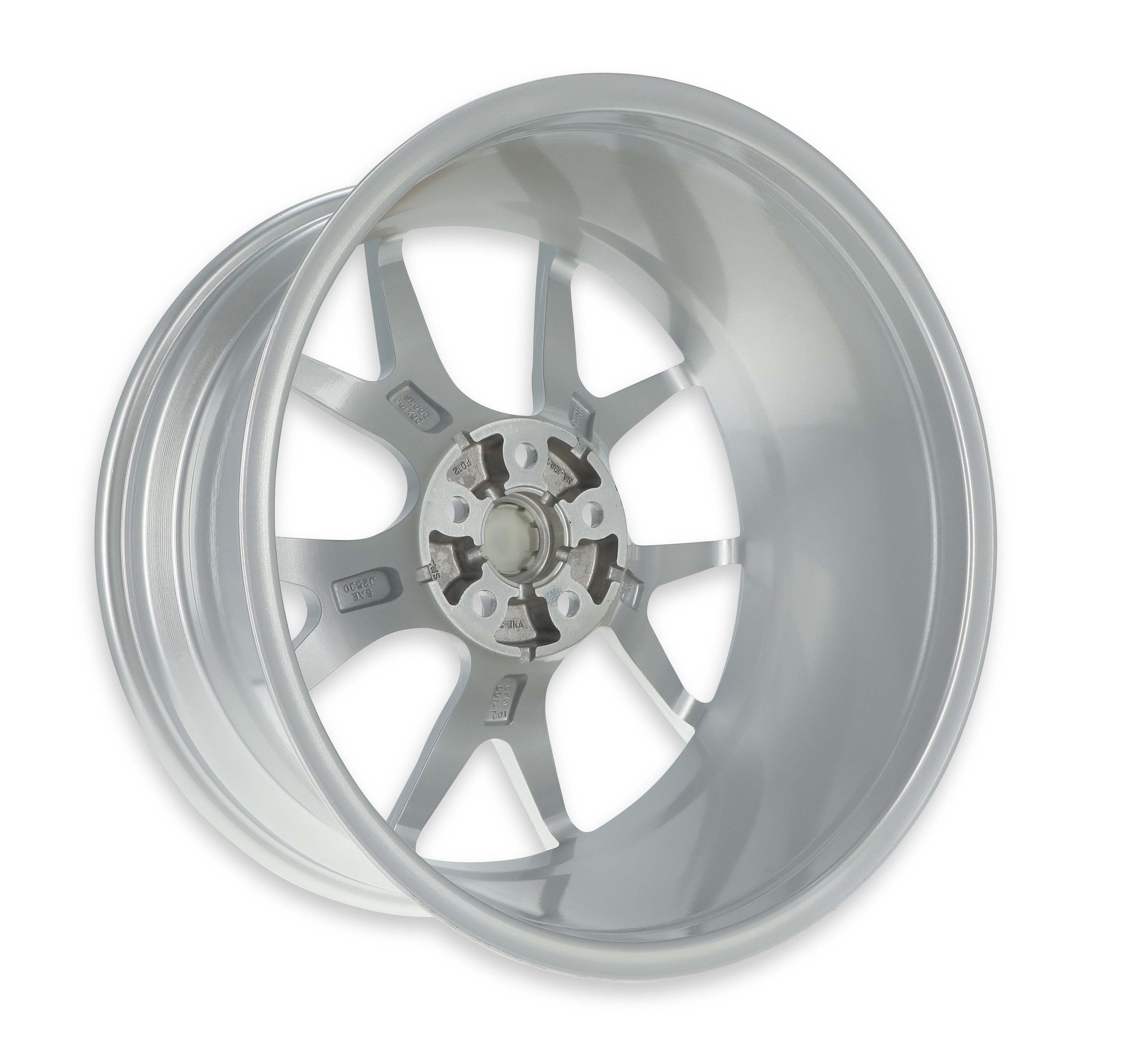 Dinan Hyper Kinetic™ HB003 Wheel 21"x8.5" +20mm Offset - Silver - Photo - out of package Bottom