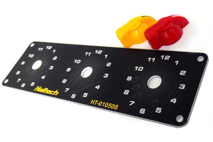 Haltech Triple Switch Panel Only - includes Yellow & Red k