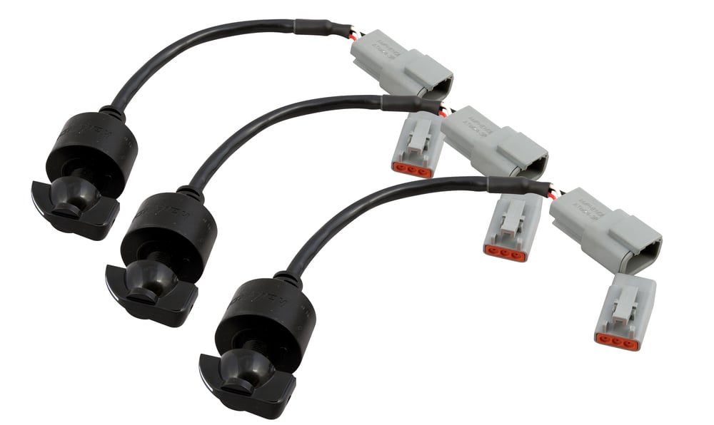 Haltech Triple Switch Panel Kit - includes Yellow & Red kn