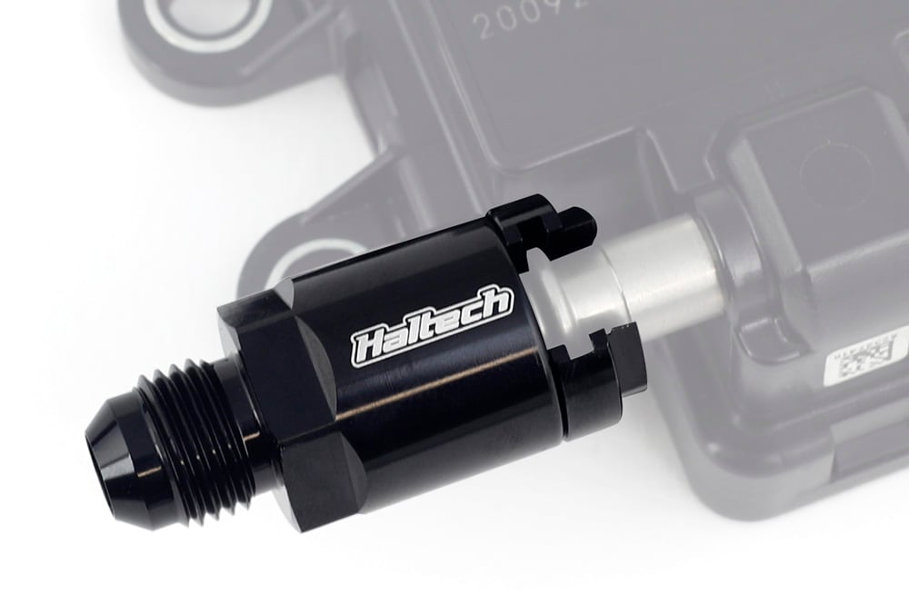 Haltech Flex Fuel Fittings 3/8 "GM Spring Lock" to -6AN Ma