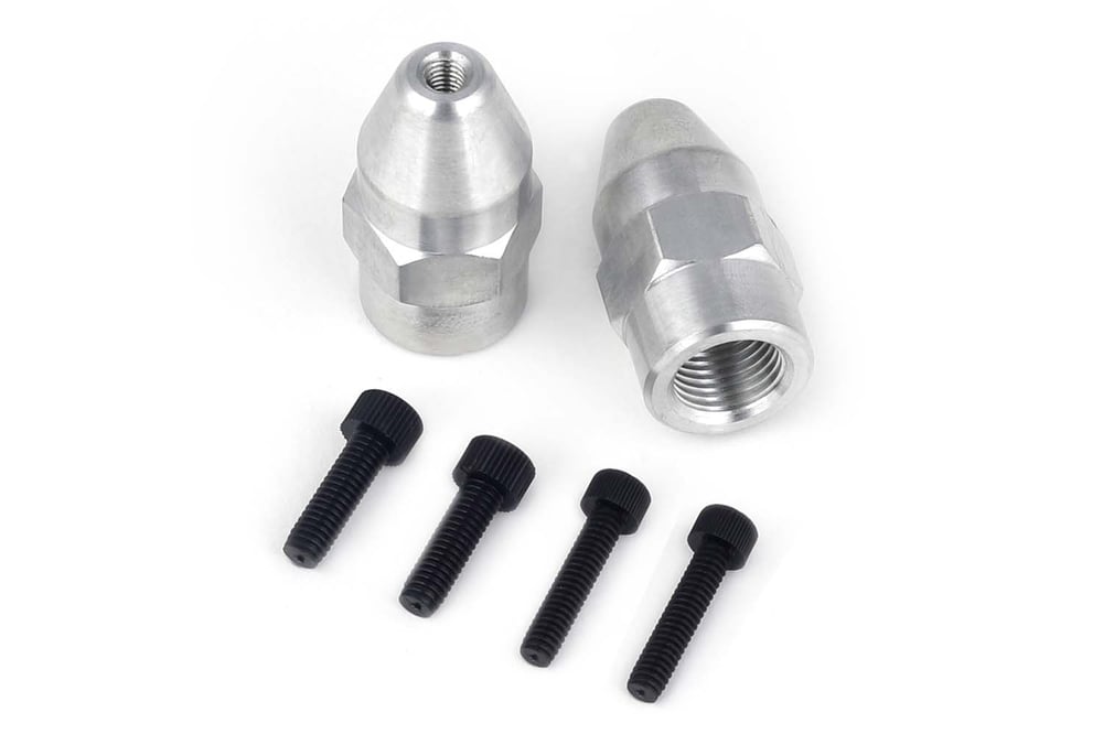 Haltech Aluminium Shock Travel Sensor Mounting Nuts - 1/2"