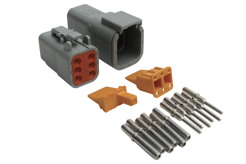 Haltech DTM-6 connector plug and pins