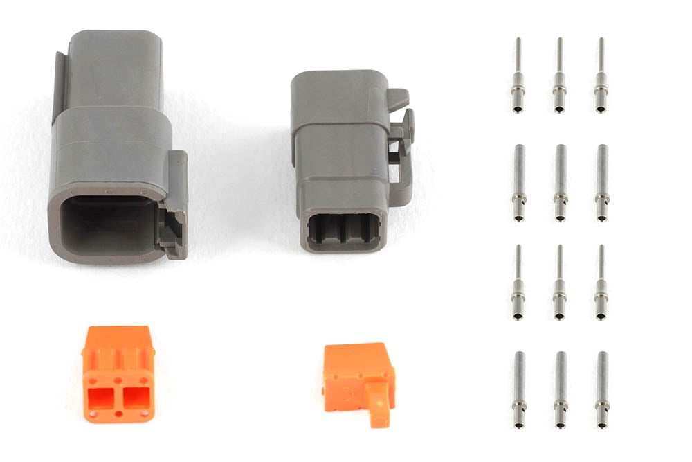 Haltech DTM-6 connector plug and pins