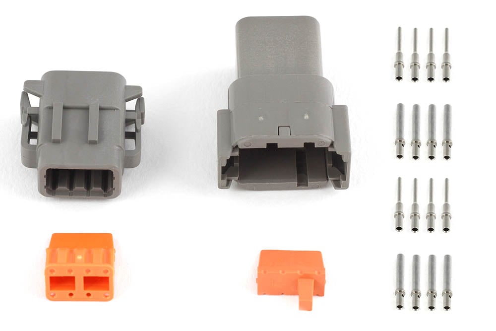 Haltech DTM-8 connector plug and pins