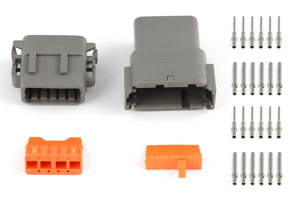 Haltech DTM-12 connector plug and pins