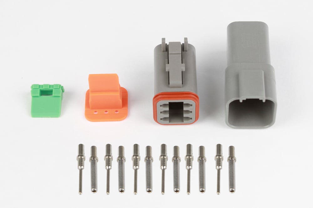 Haltech DT-6 connector plug and pins