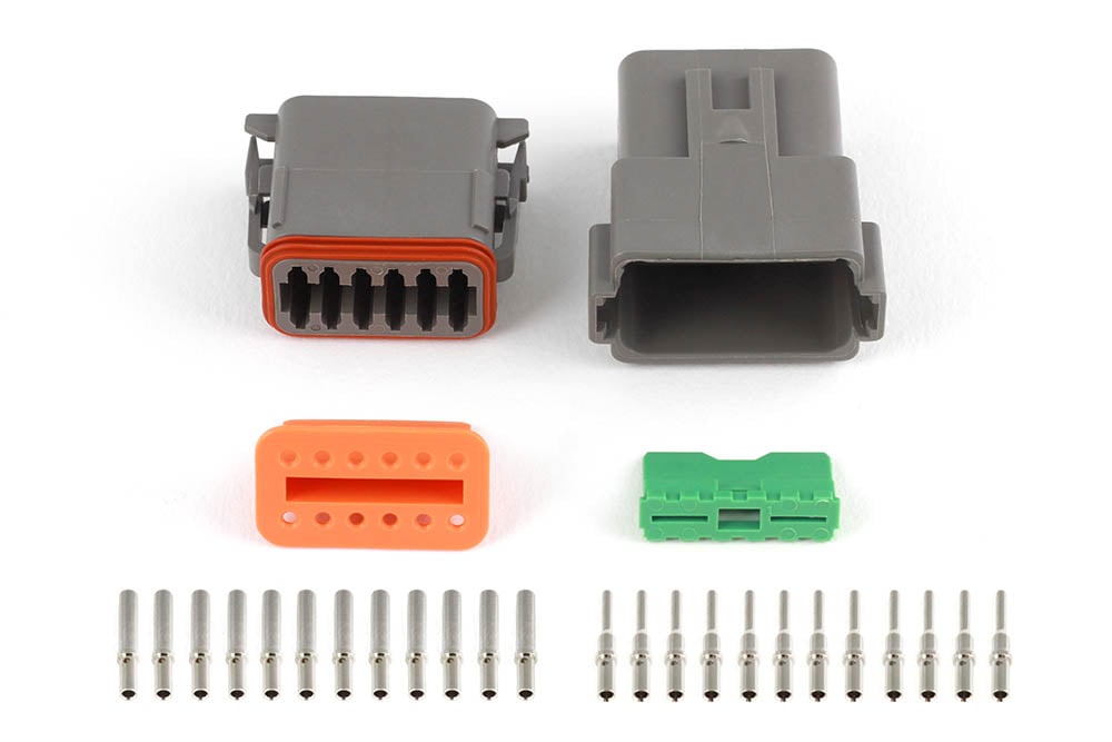 Haltech DT-12 connector plug and pins