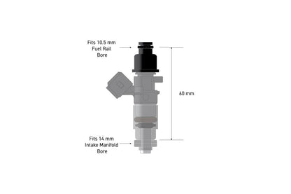 Haltech Fuel Injector Adapter - 10.5mm Nissan RB26DETT GTR