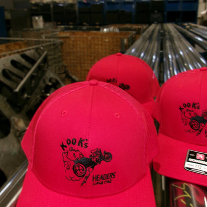 KOOKS Old School Logo Kasket - Rød Snapback