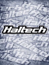 Haltech Sticker 200mm - Black & White Size: 200mm (8")