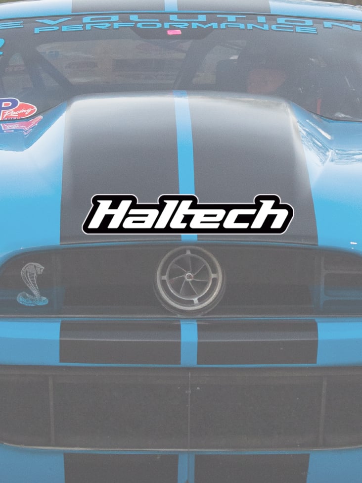 Haltech Haltech Sticker 600mm - Black & White